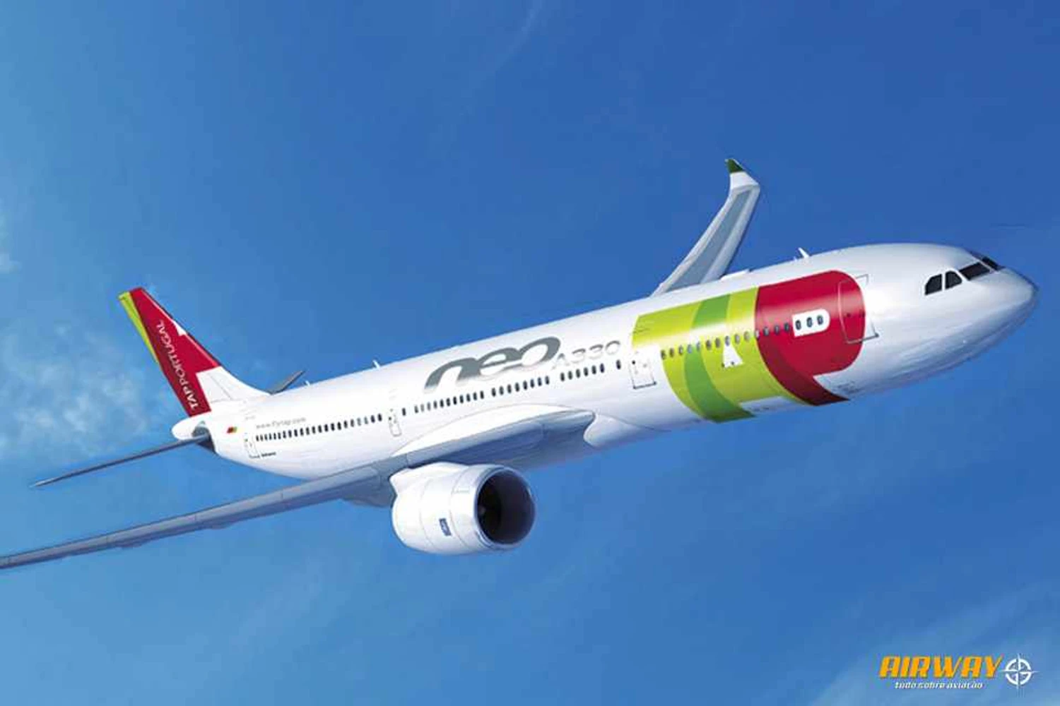 Airbus A330Neo (projeção Airbus)