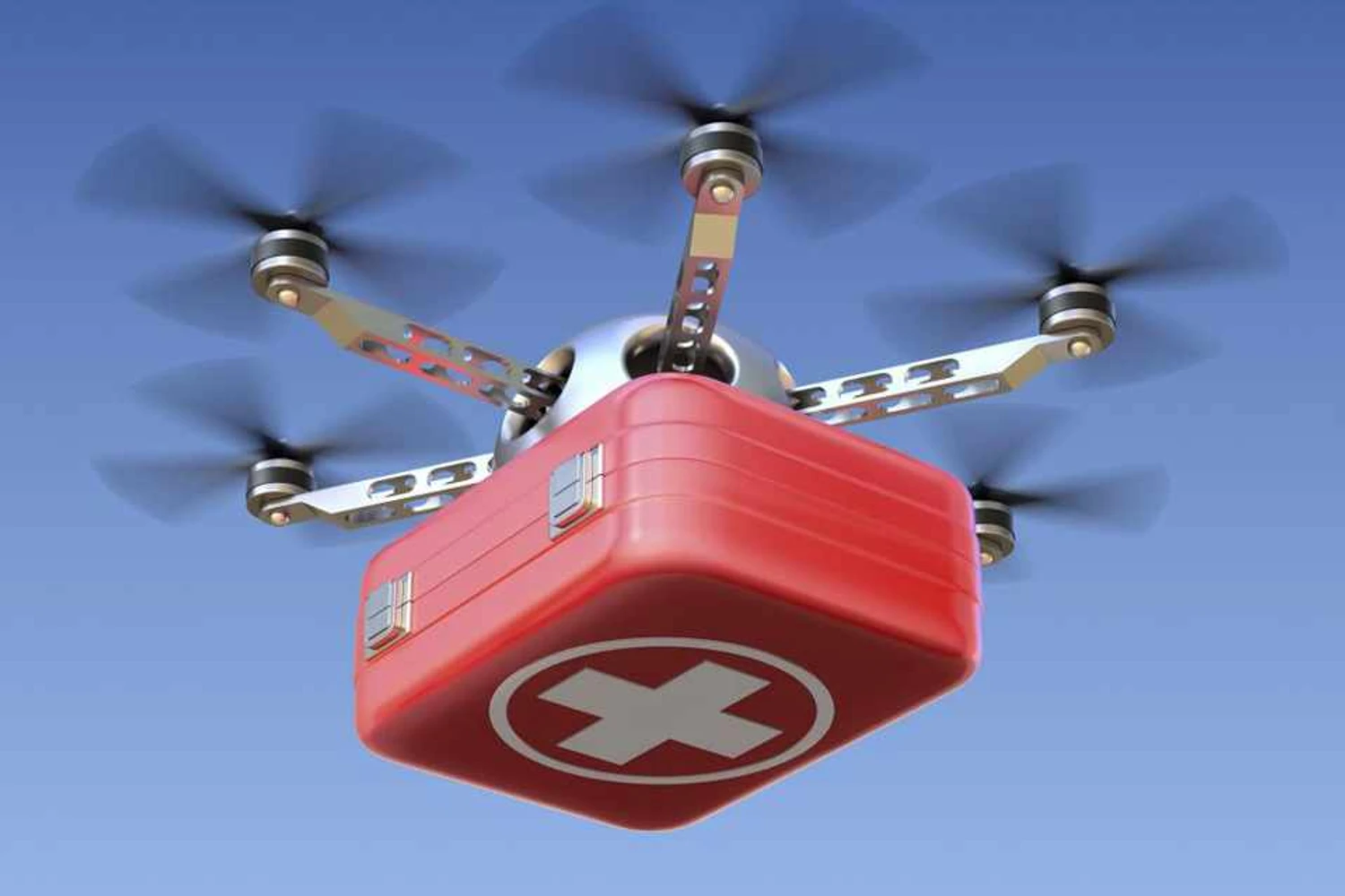 Drones de salvamento já existem. Eles levam remédios e localizam pessoas feridas em regiões remotas