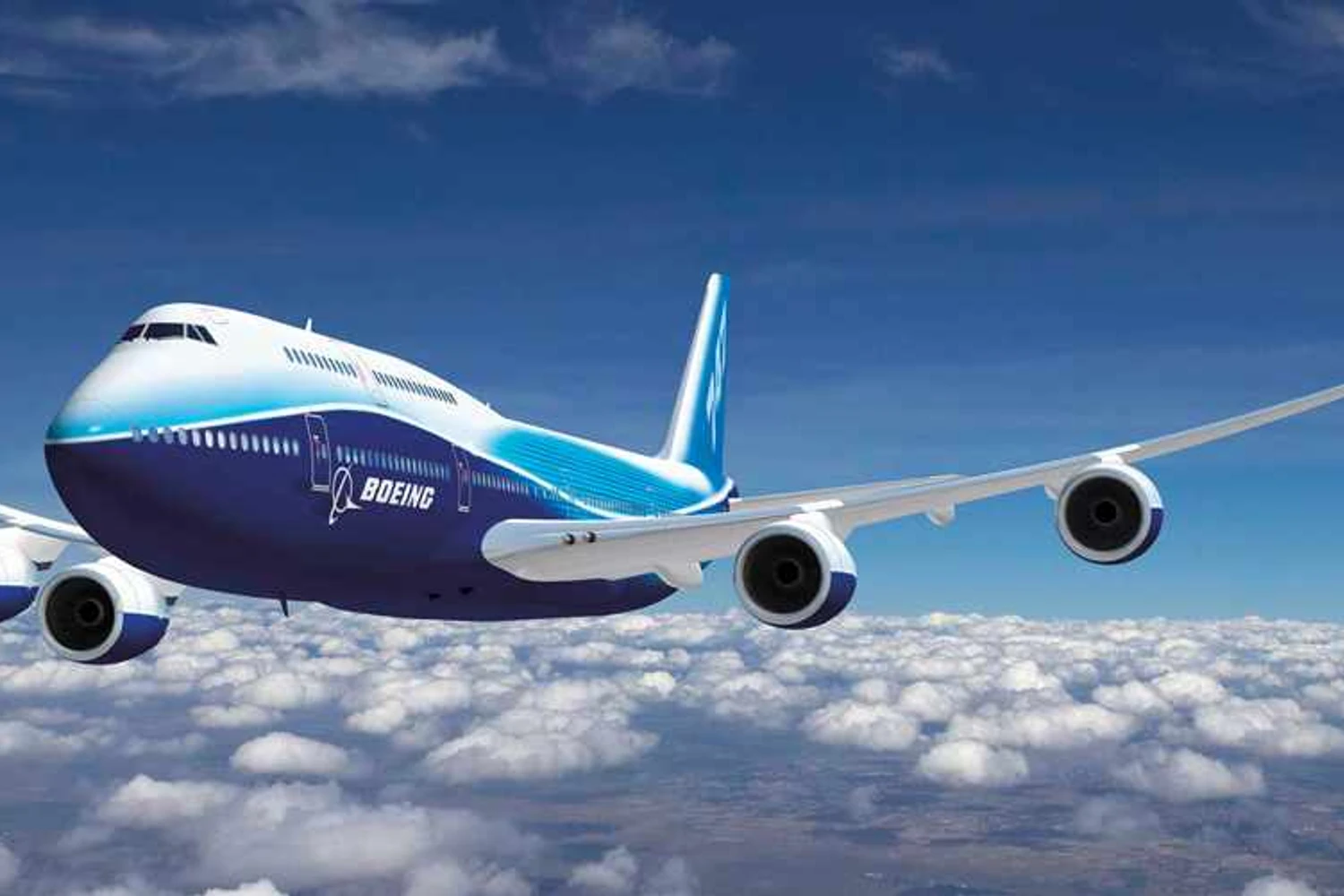 Cada unidade do Boeing 747-800 custa em média US$ 315 milhões (Foto - Boeing)