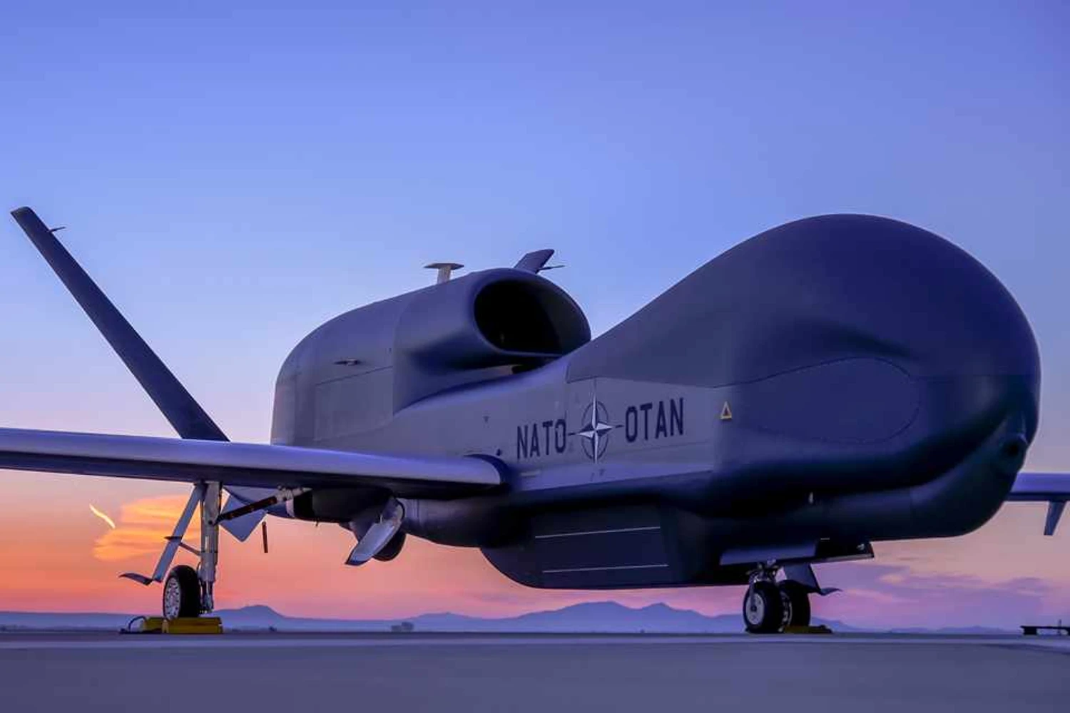 OTAN apresenta seu primeiro drone de vigilância