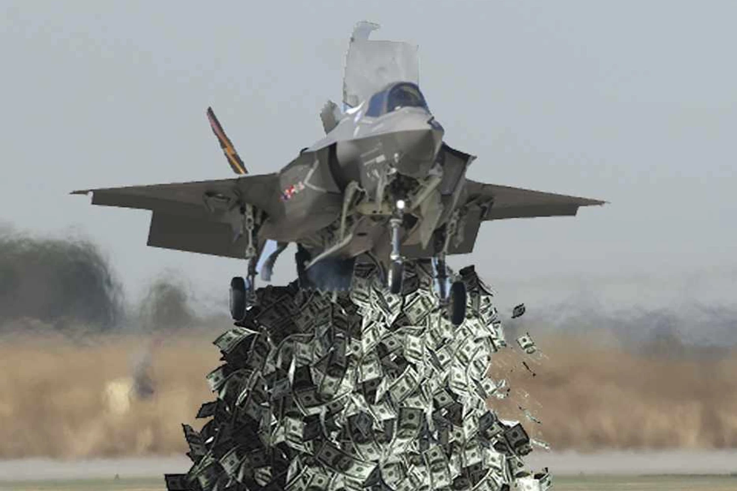 O desenvolvimento do F-35 já consumiu US$ 400 bilhões e o caça ainda não está completo (Reprodução)