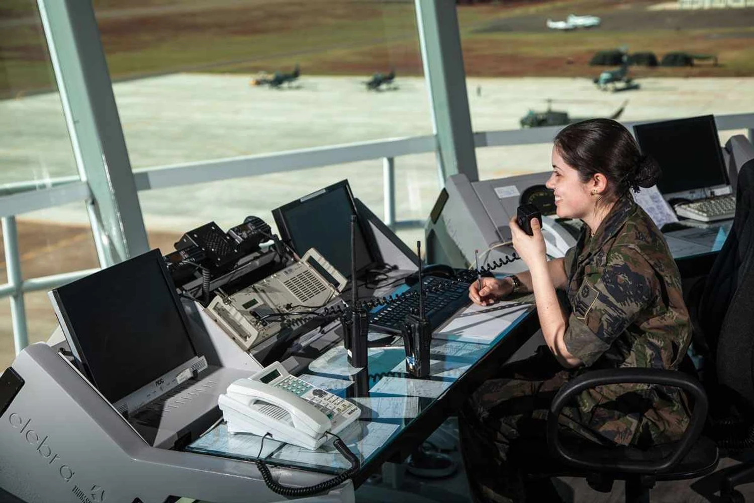 Militares treinam estratégias de defesa aérea para as Olimpíadas