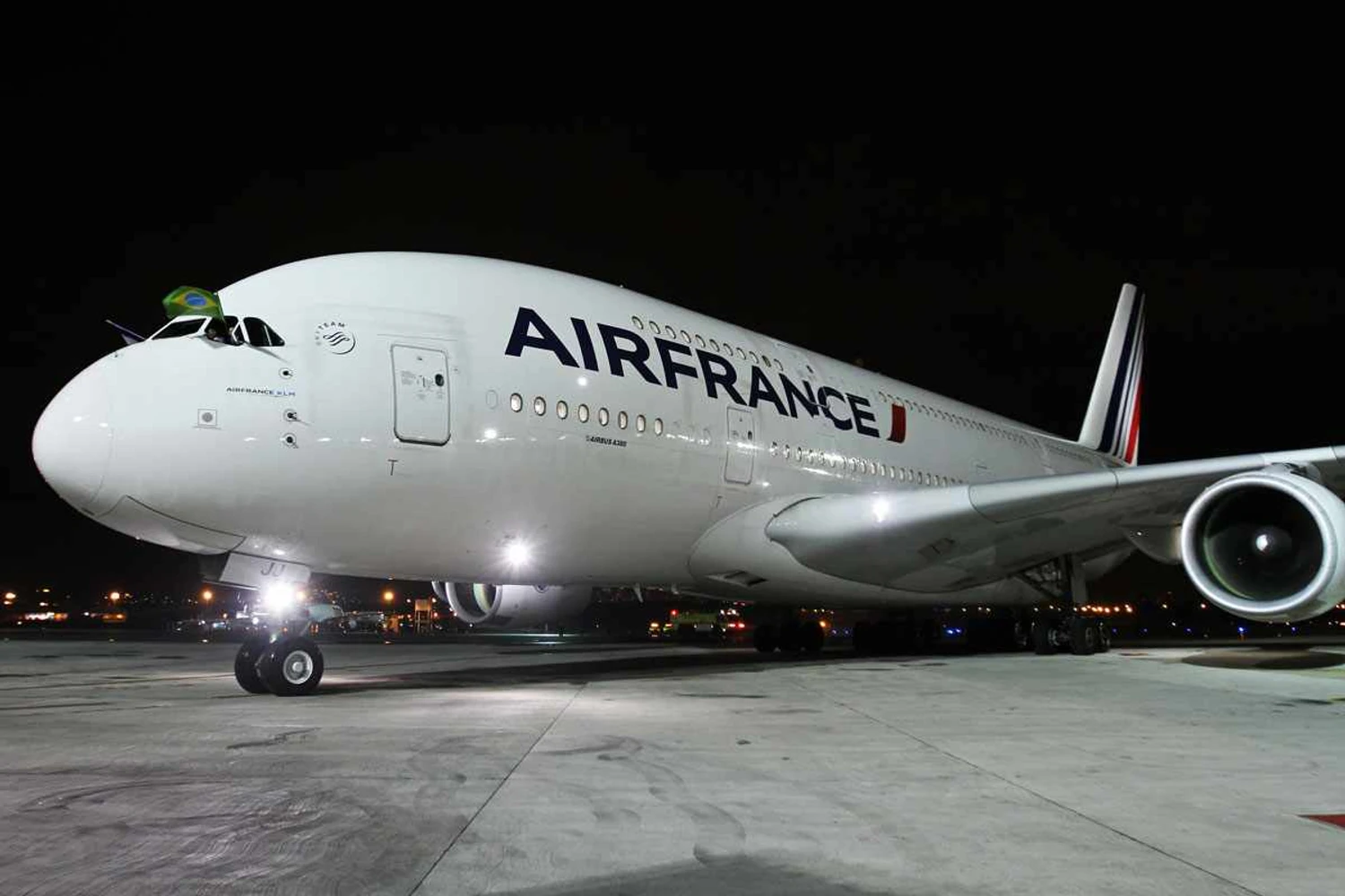 Por hora, a Air France não pretende usar o A380 em rotas para o Brasil (Airbus)