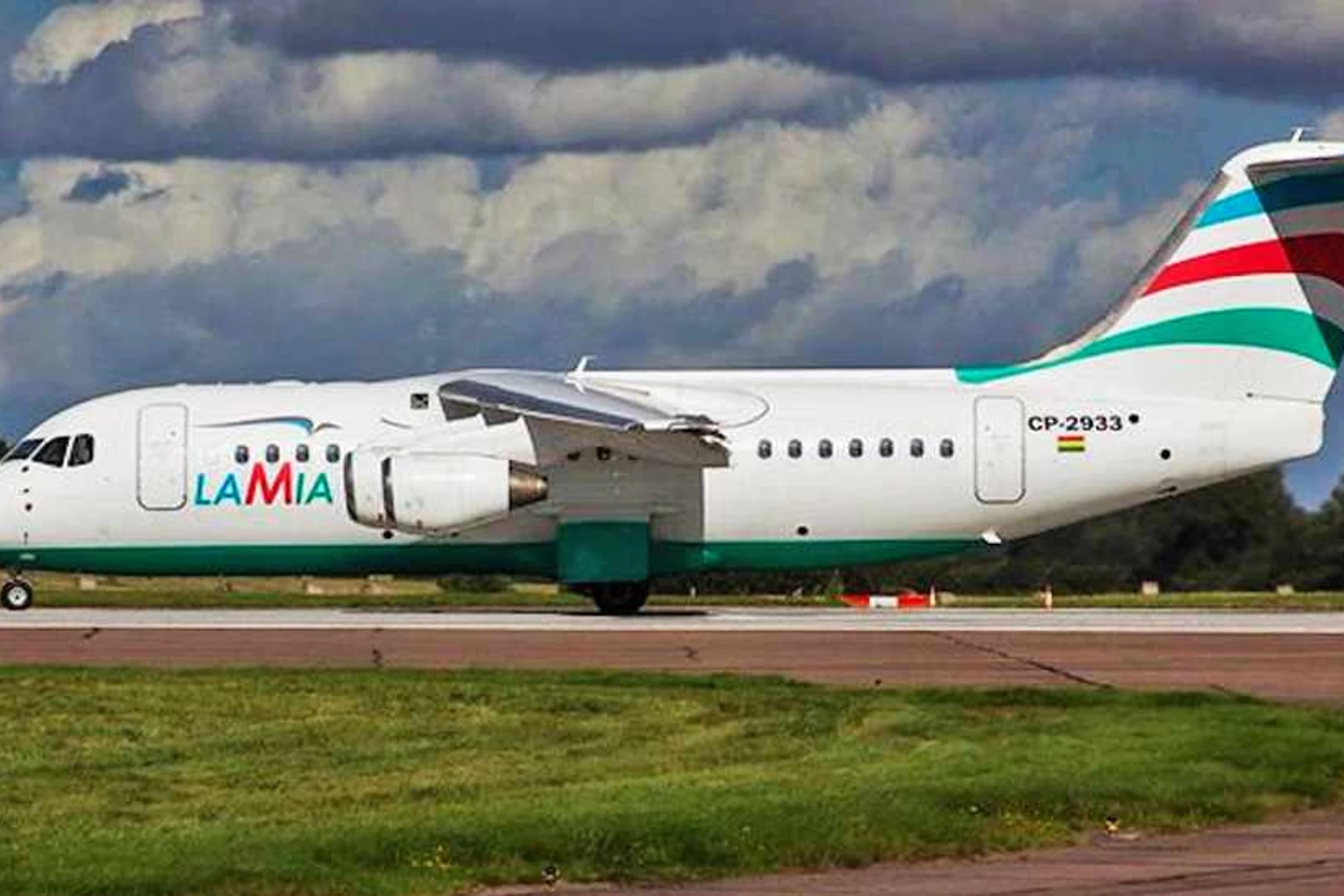 O Avro RJ85 da Lamia que se acidentou com a Chapecoense