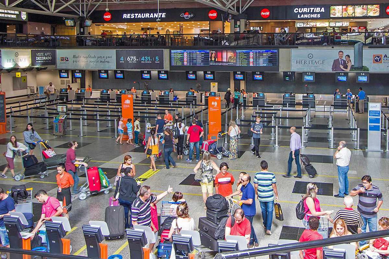 Check-in do aeroporto de Curitiba: novas regras da Anac passam a valer em março (Infraero)
