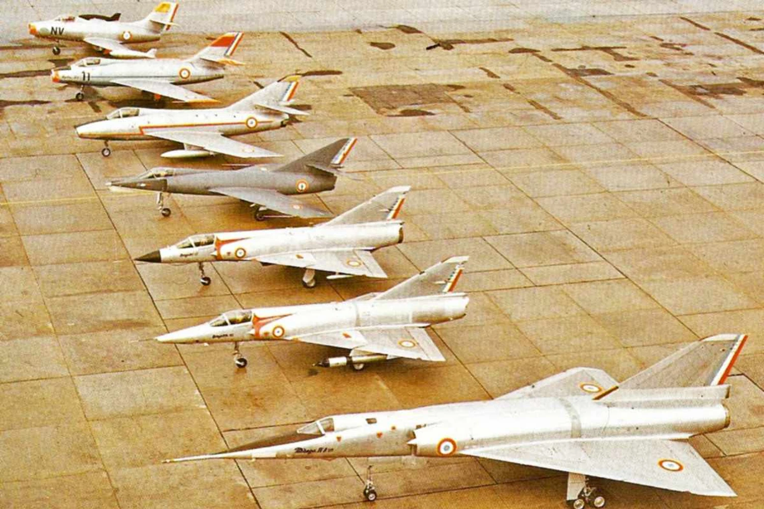 Os aviões militares da Dassault: o bombardeiro Mirage IV era de longe o maior (Dassault)