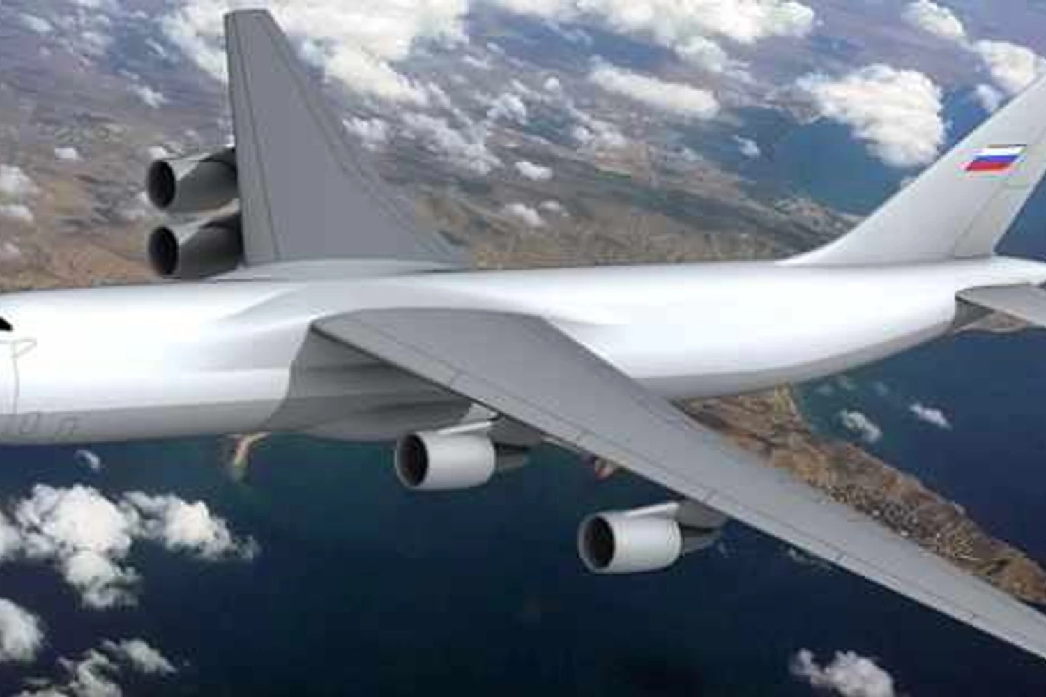 O conceito elaborado pelo instituto russo é muito semelhante ao AN-124 original (Divulgação)