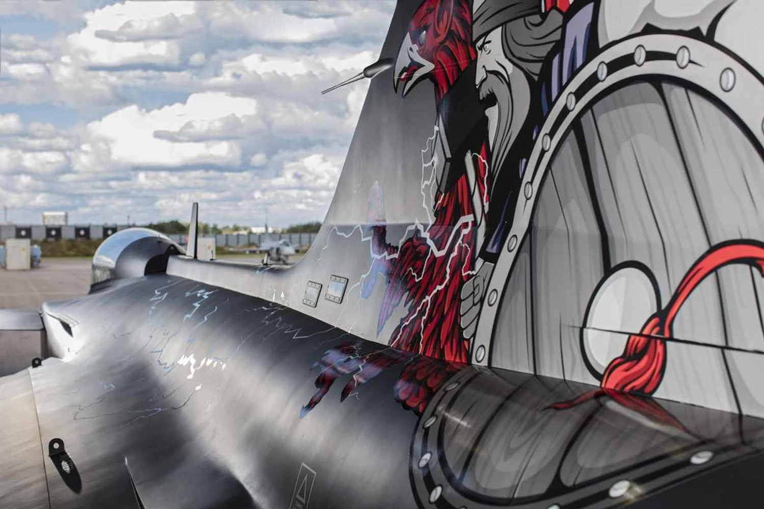 O Gripen Aggressor não possui sistema de armas reais (SAAB)