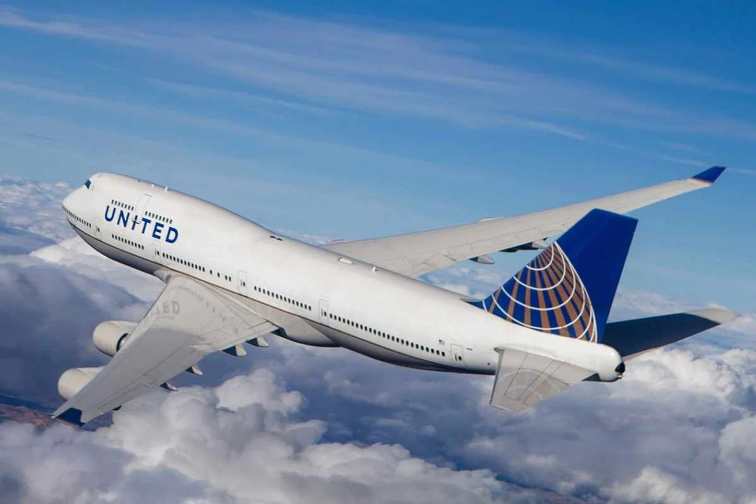 Boeing 747-400 da United: fim de linha (Divulgação)