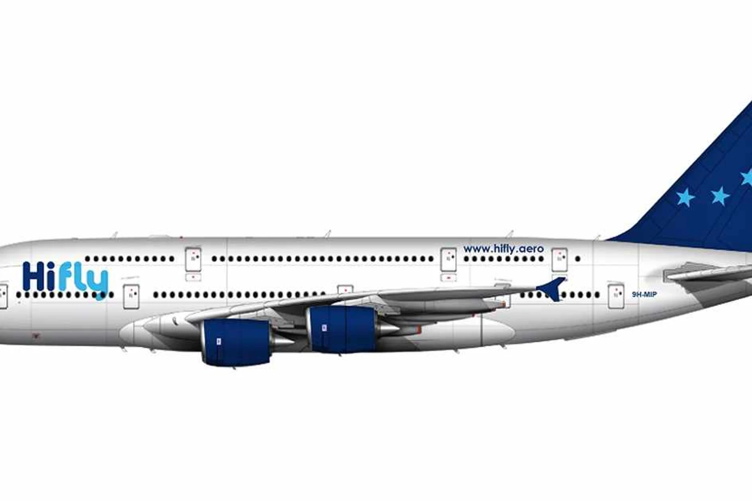 A Hi Fly será o quarto operador do Airbus A380 na Europa (Hi Fly)