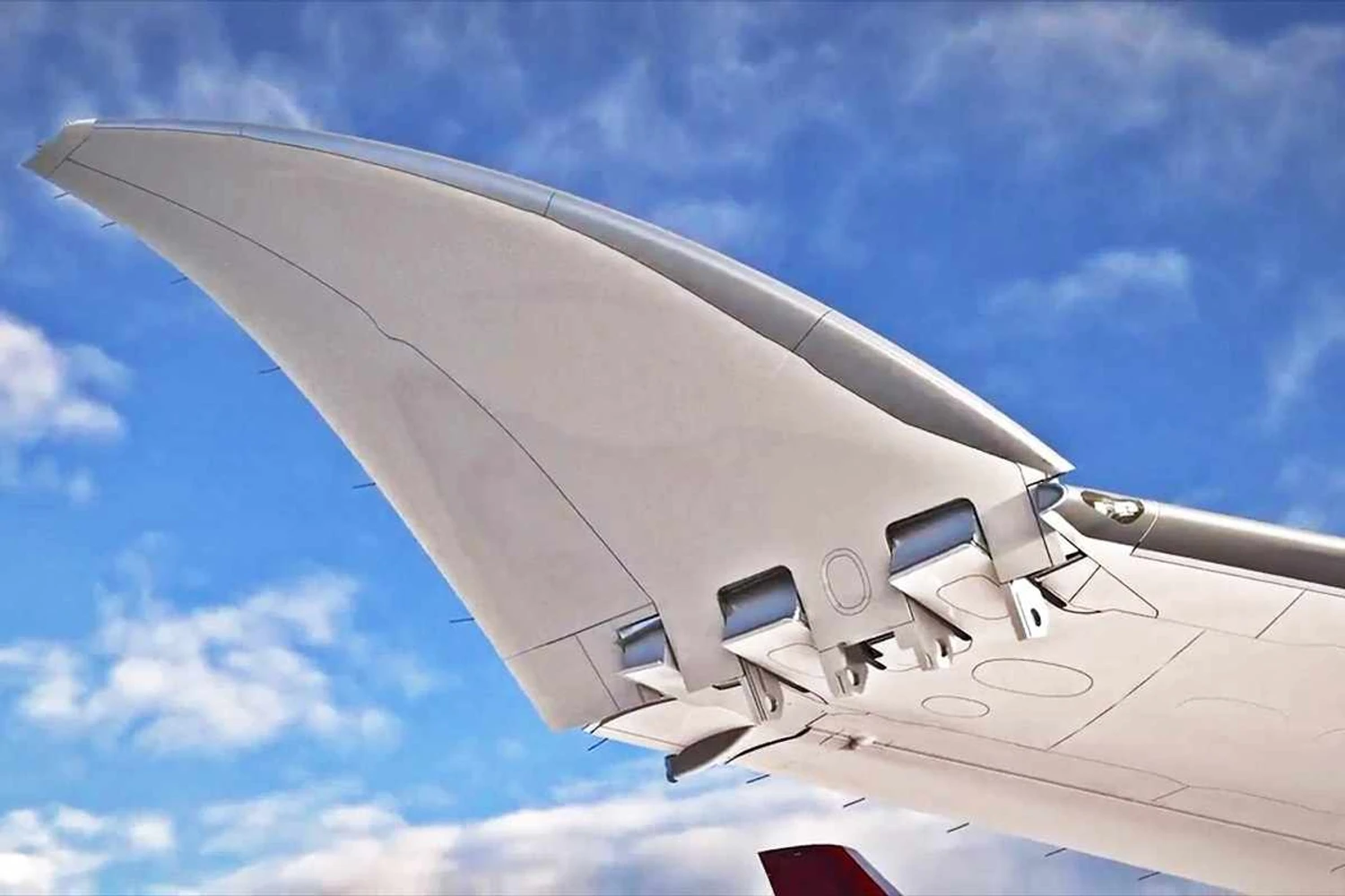 Ponta de asa dobrável do 777X: aprovada pelo FAA (Boeing)