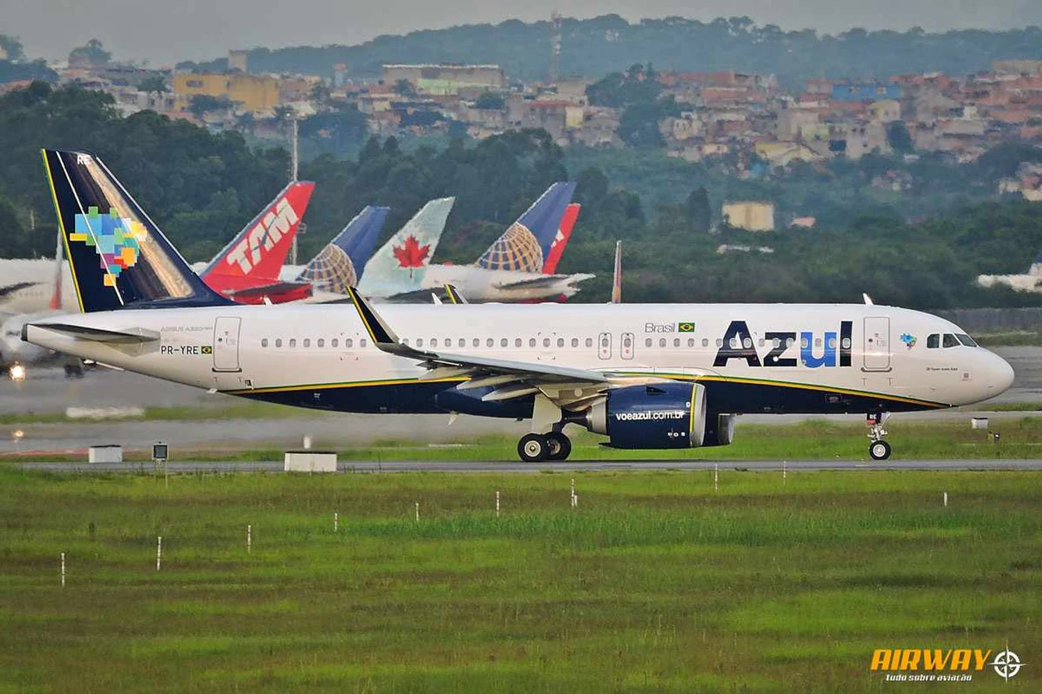 Um dos 24 A320neo da Azul: maior frota de jatos de nova geração (Rafael Luiz Canossa)