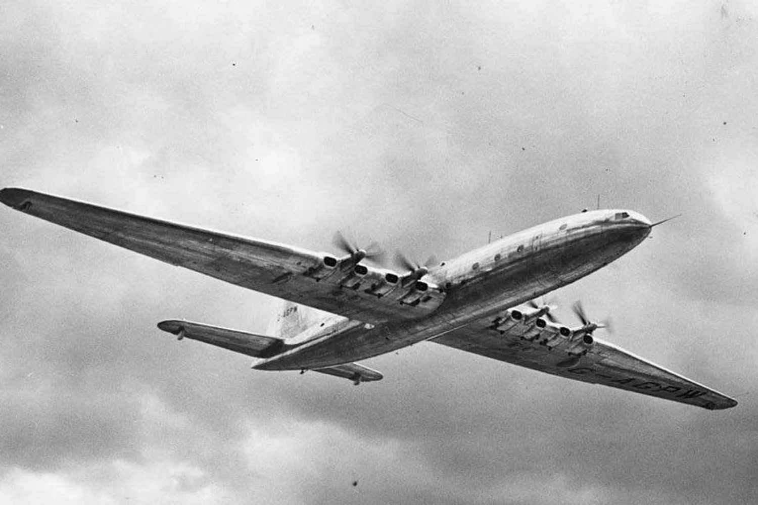 Com 70 metros de envergadura, as asas do Brabazon eram maiores que as de um Boeing 747