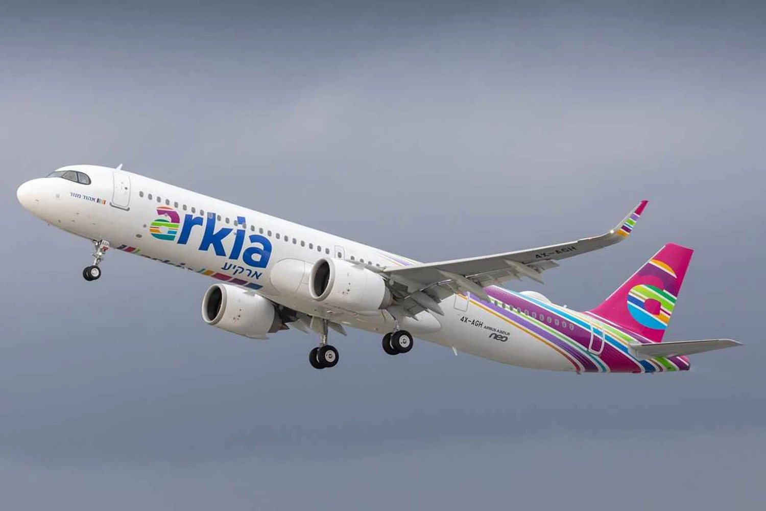 A Arkia Israeli Airlines é a primeira operadora do A321 de longo alcance (Airbus)