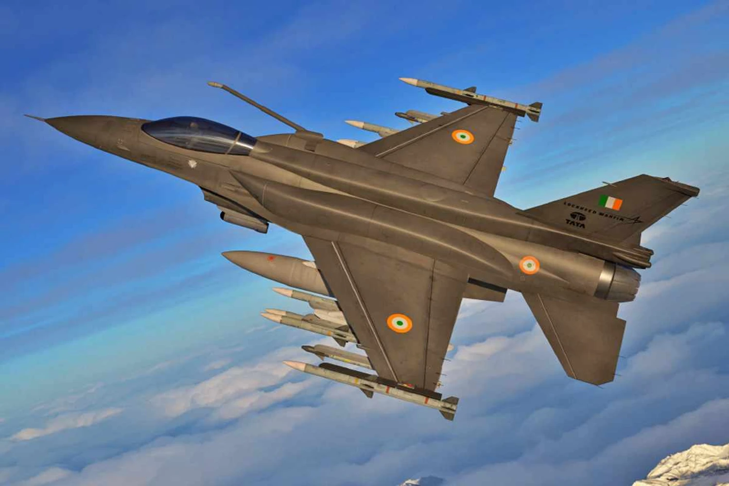 O "F-21" da Lockheed Martin: um F-16 sob medida para a Índia (Lockheed Martin)