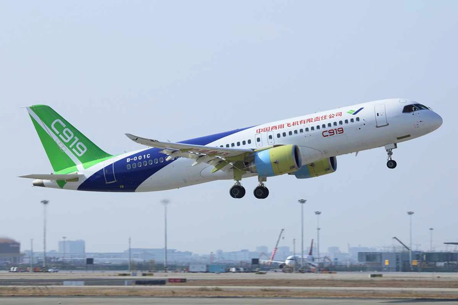 O jato chinês C919 talvez fique sem os motores LEAP e o aviônicos da Honeywell (Ken Chen)