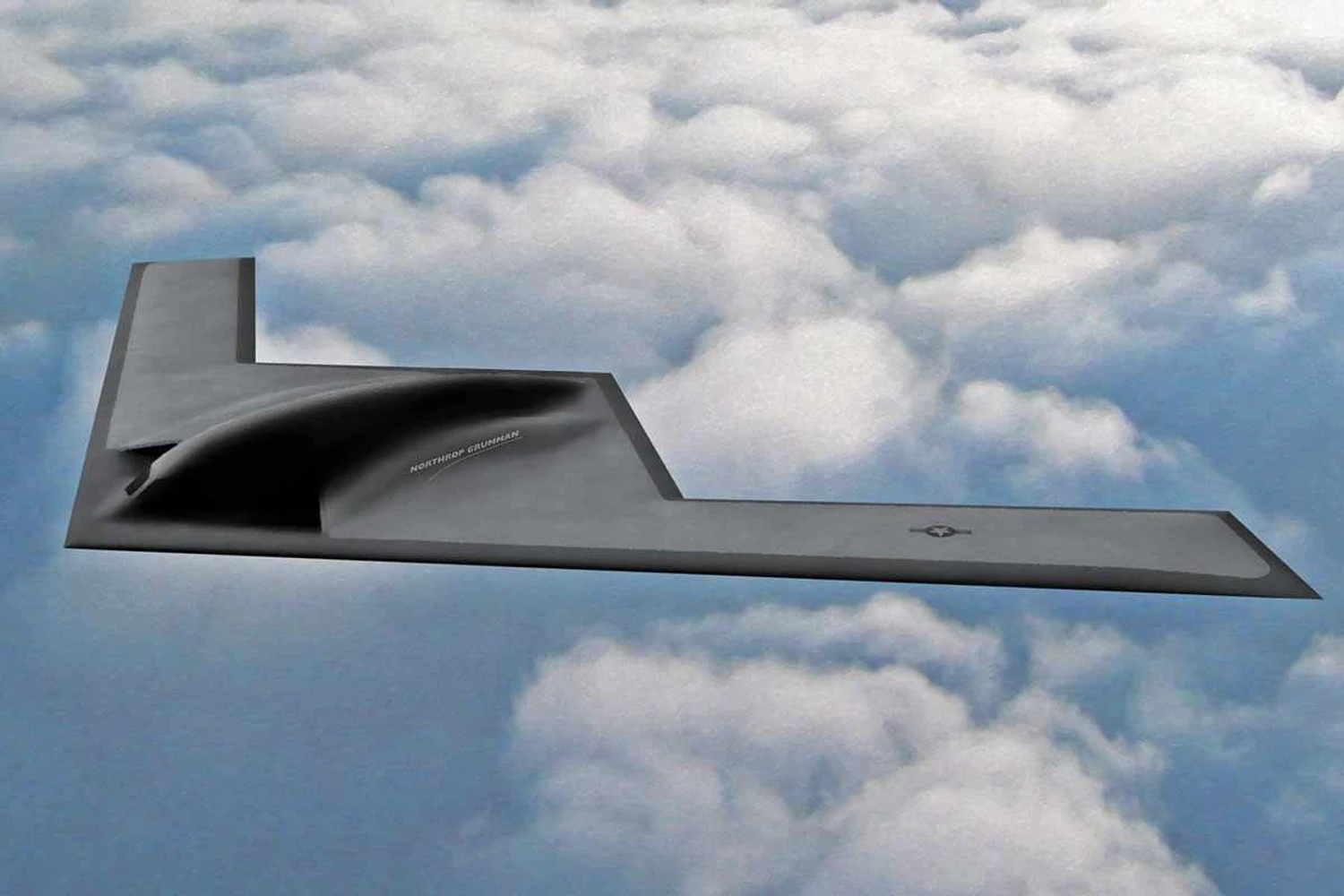 A Northrop Grumman, criadora do B-2, também fabricará o B-21, mas não diz quantos aviões serão feitos (Northrop Grumman)