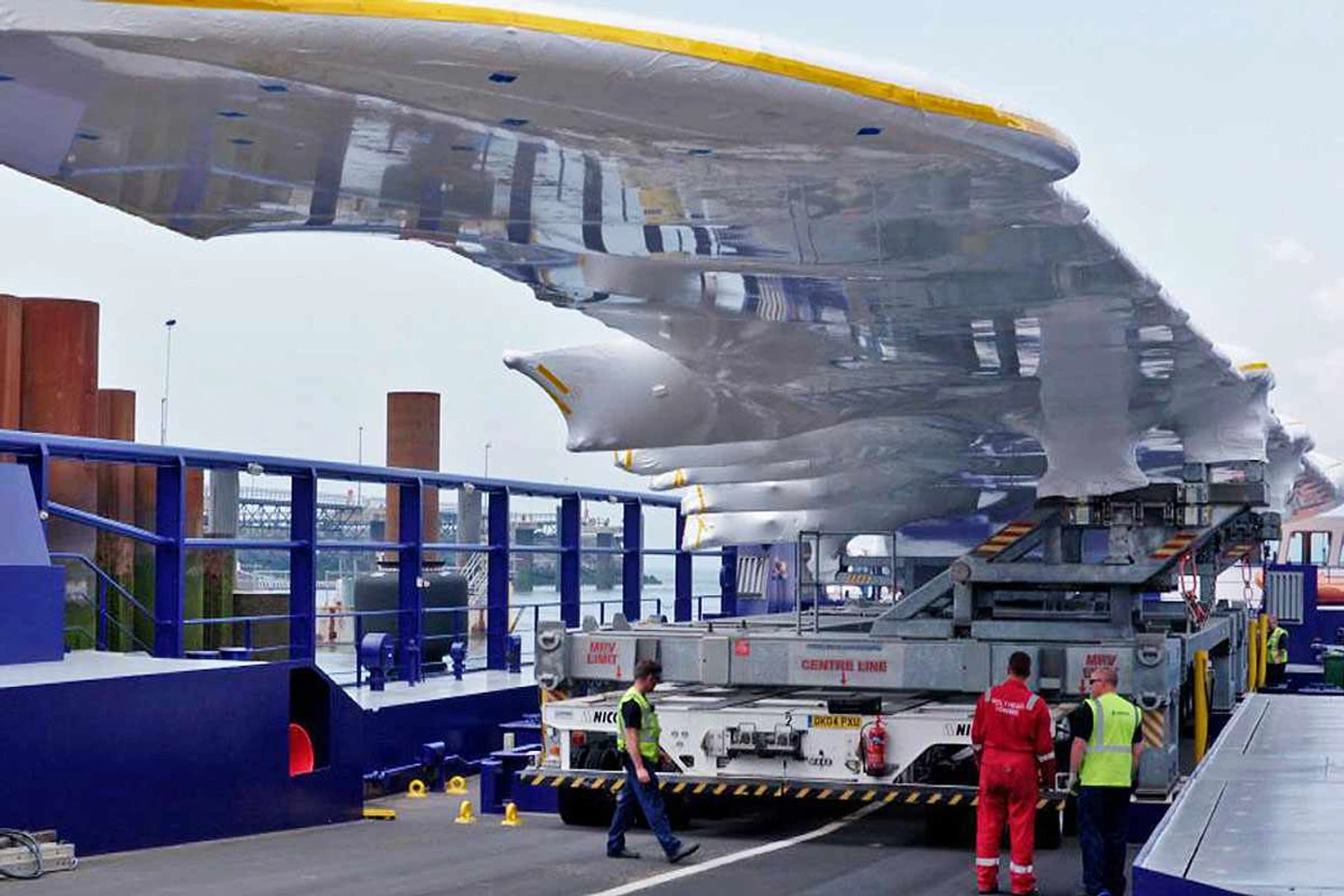 Asa do A380 produzida em Broughton: última viagem (Cwmni Da)