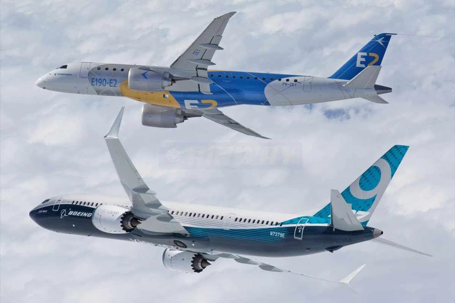 A Boeing e a Embraer planejavam ser sócias em aviões comerciais