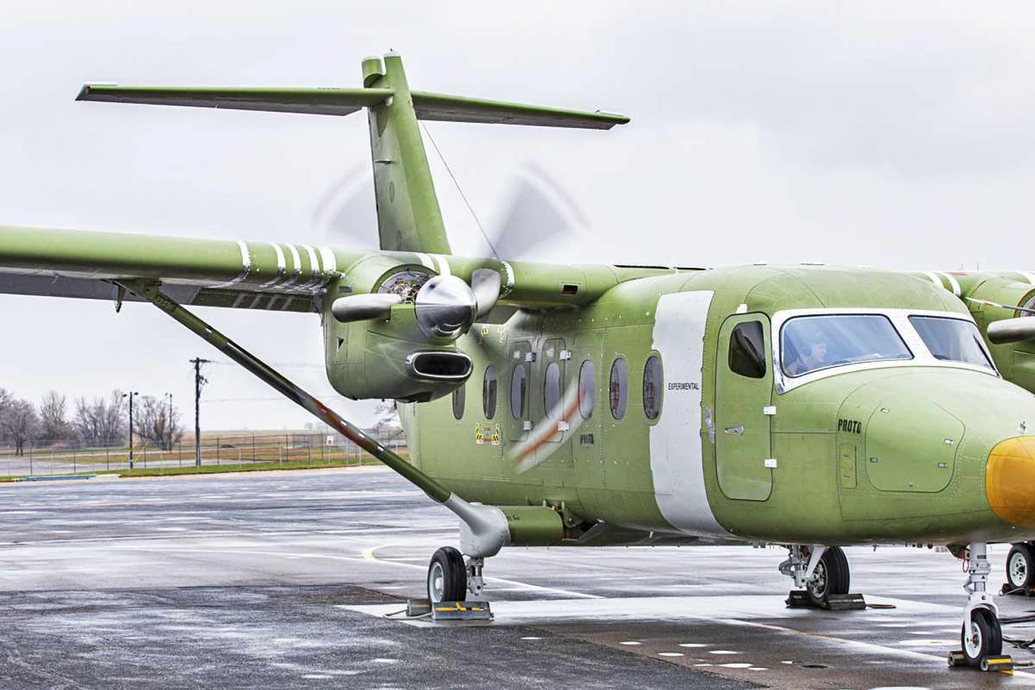O motor PT6 do SkyCourier em funcionamento (Textron)