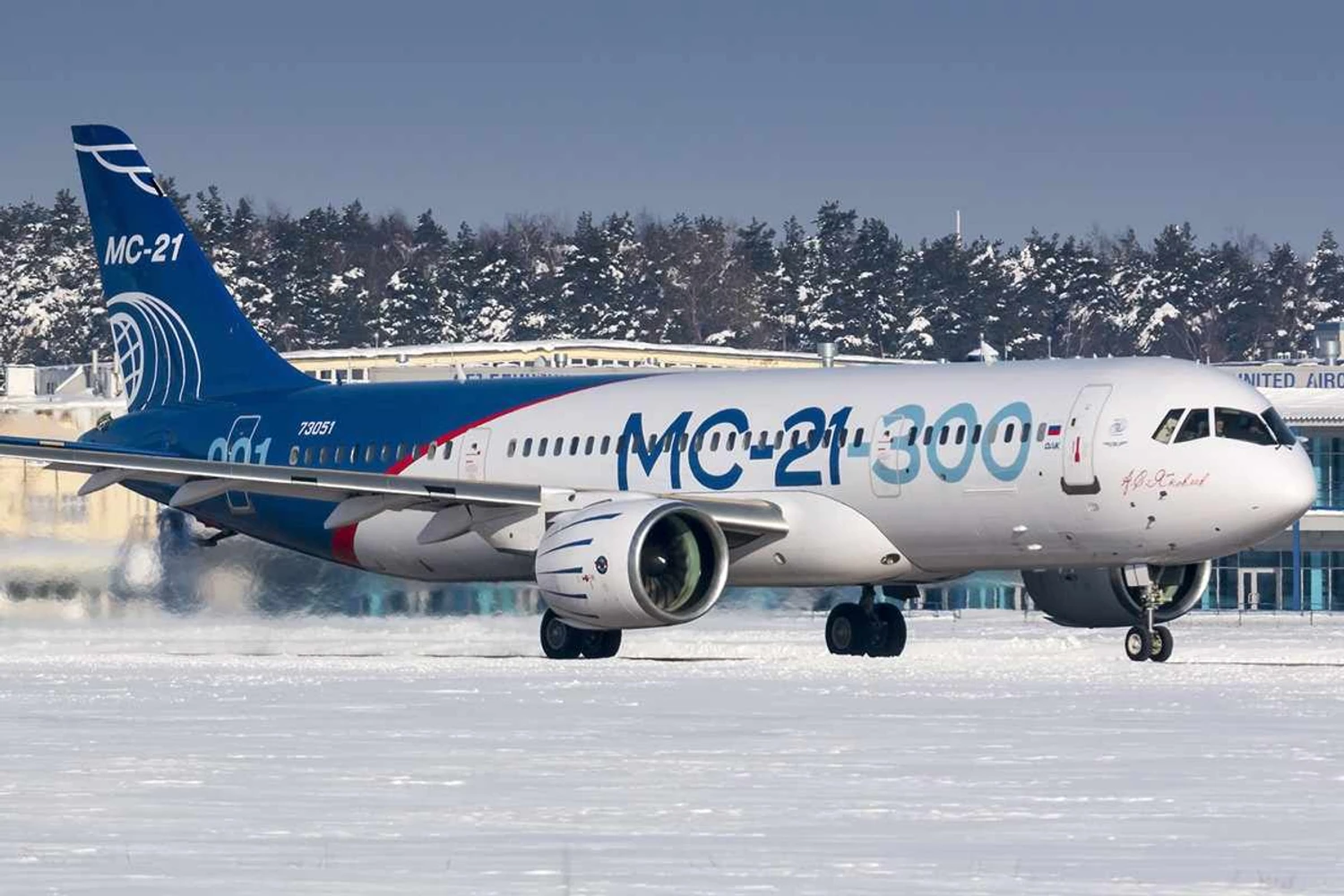 Nascido no frio da Sibéria, o Irkut MC-21 agora será testado na região do Círculo Polar Ártico (Dmitry Terekhov)