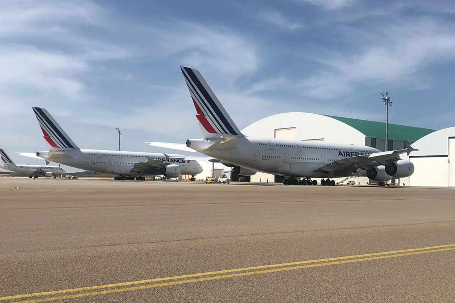 A Air France já anunciou a aposentadoria de parte de seus A380 e pode nem voltar a utilizar os remanescentes (Teruel Airport)