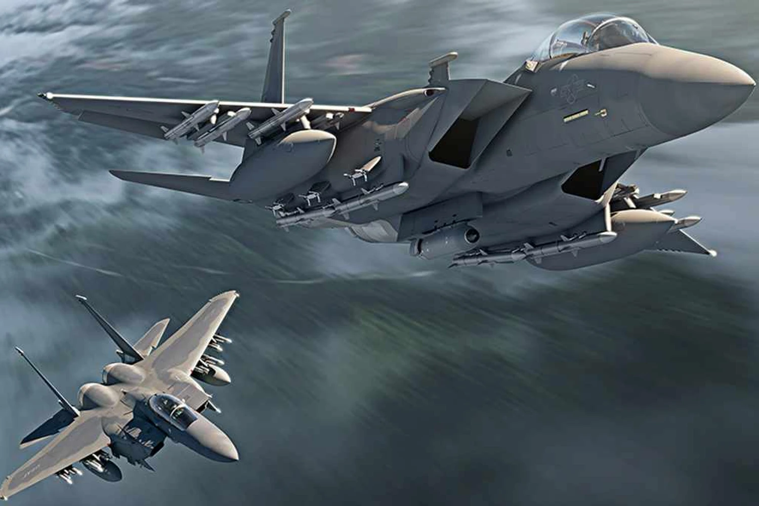 Concepção artística do F-15EX (Boeing)