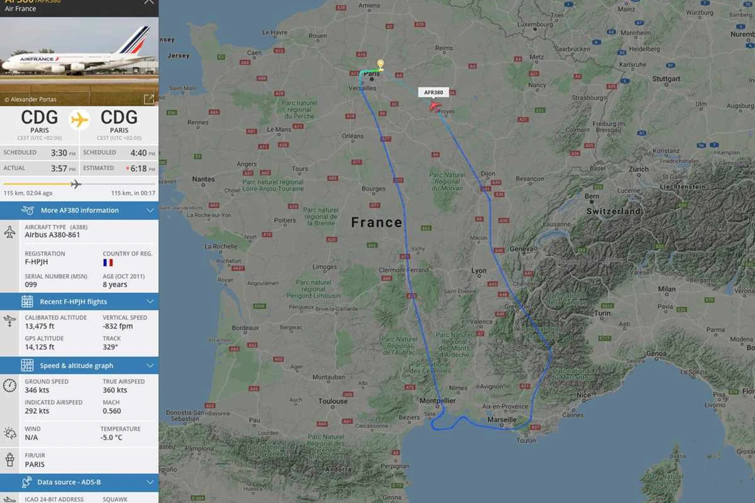 (FlightRadar24)