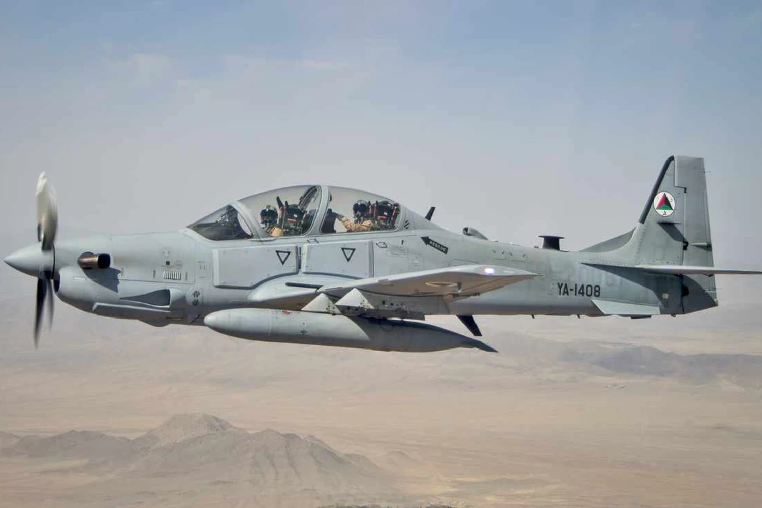 Super Tucano da Força Aérea do Afeganistão (USAF)
