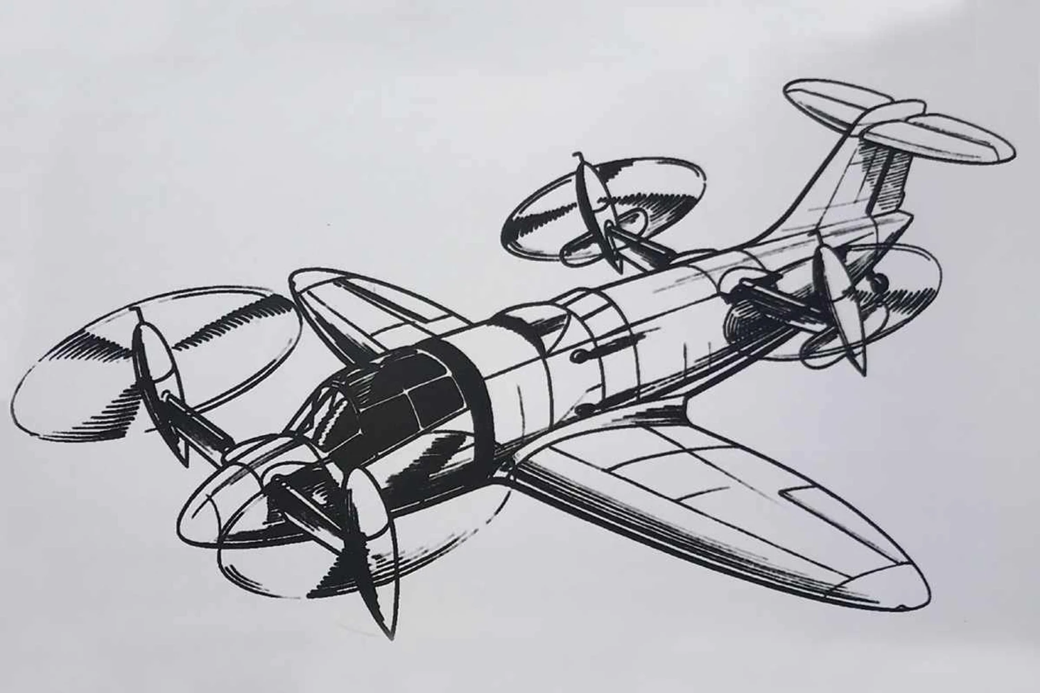 Projeto futurista, convertiplano era solução para um Brasil com poucos aeroportos