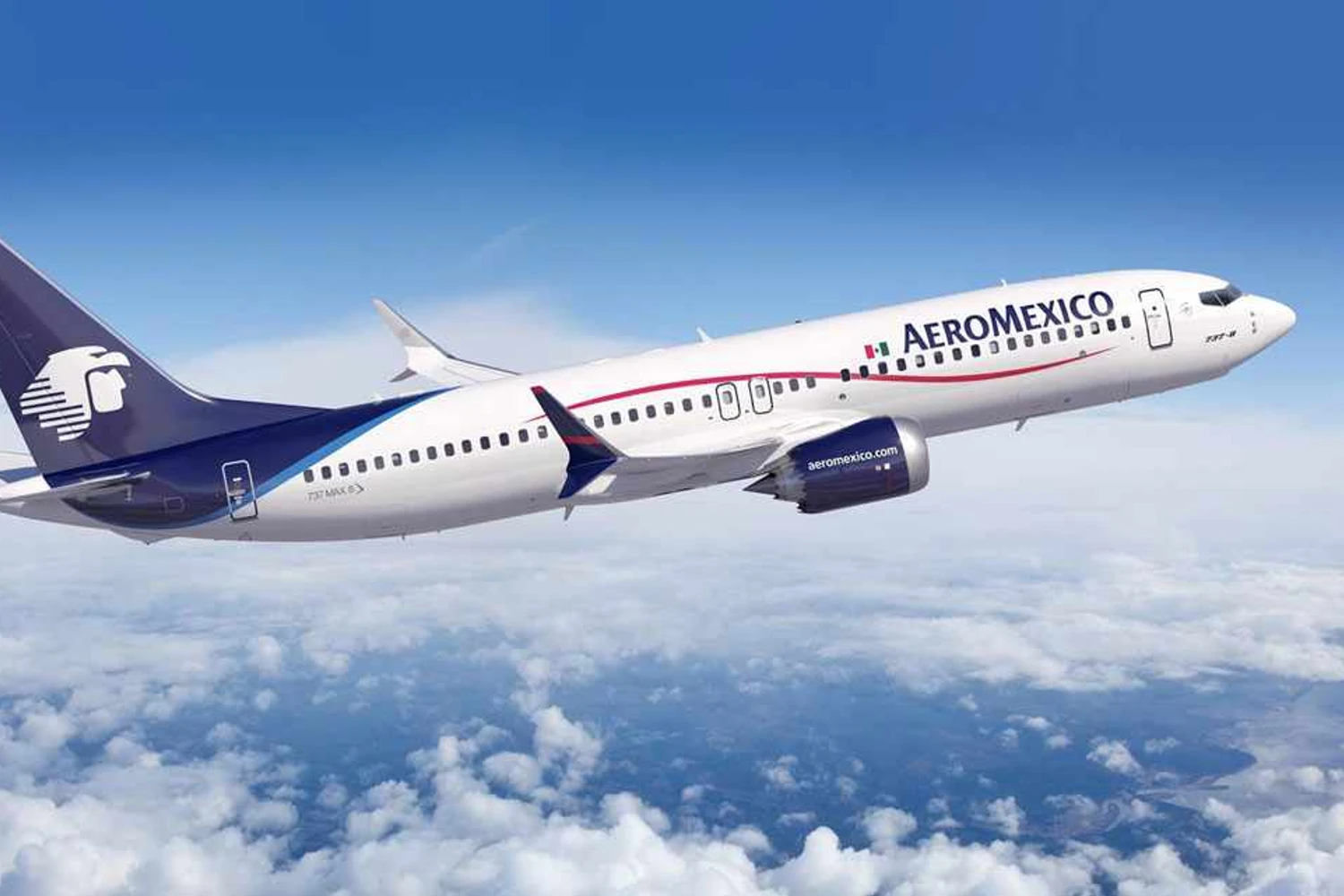 A Aeromexico foi a segunda companhia a voltar a voar com o 737 MAX (Boeing)