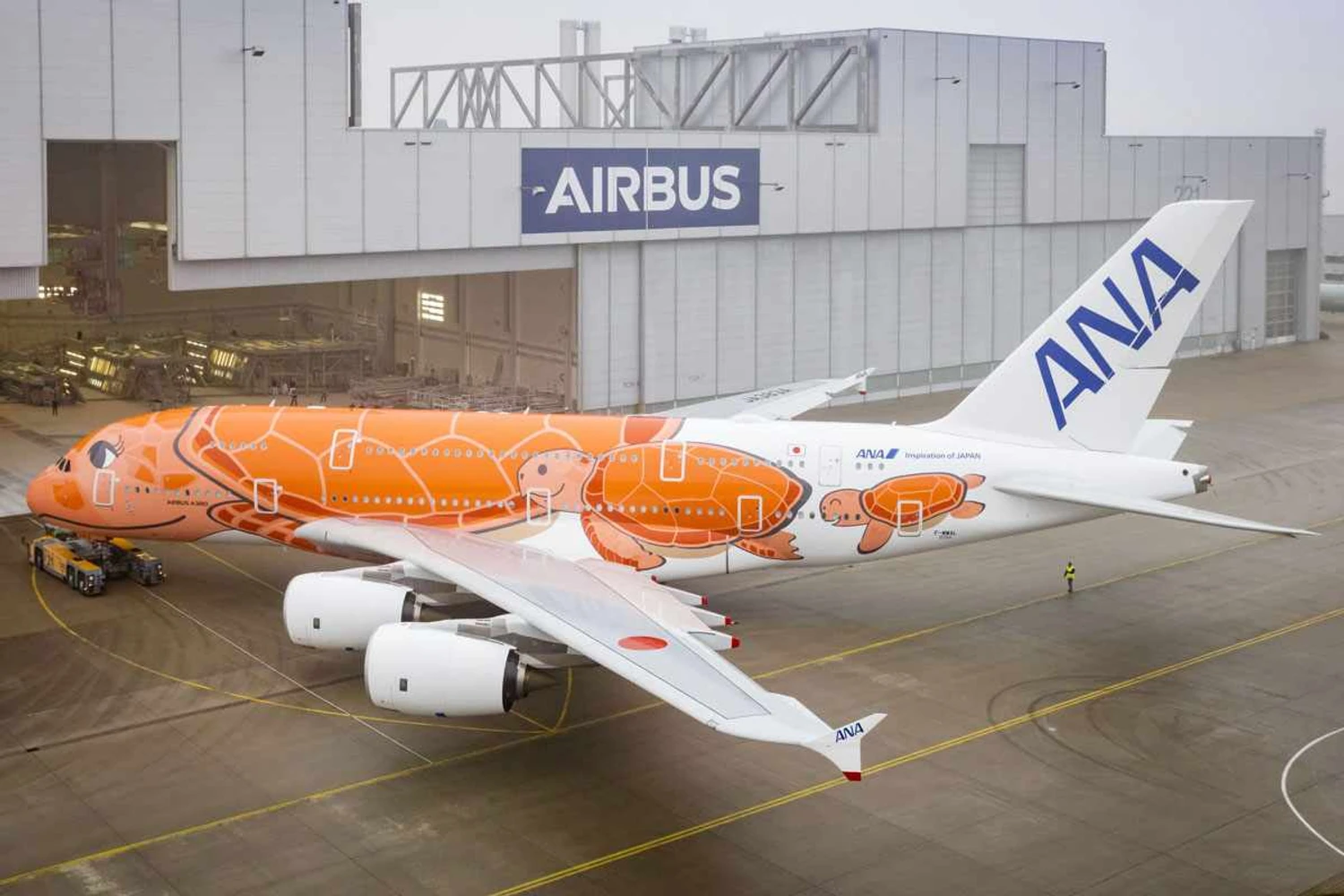All Nippon Airways third A380 (Airbus)