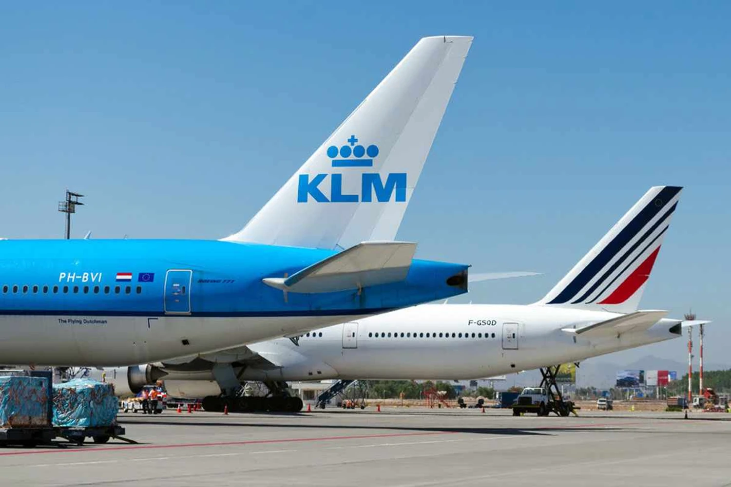 Aviões da KLM e Air France: malha quase no nível pré-pandemia (KLM)