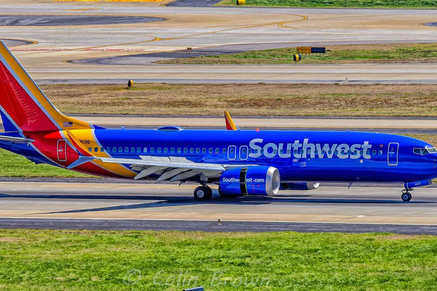 Boeing 737 MAX da Southwest (Colin Brown)