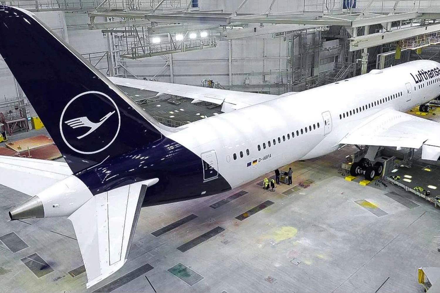 Primeiro Boeing 787-9 Dreamliner da Lufthansa é revelado - Airway