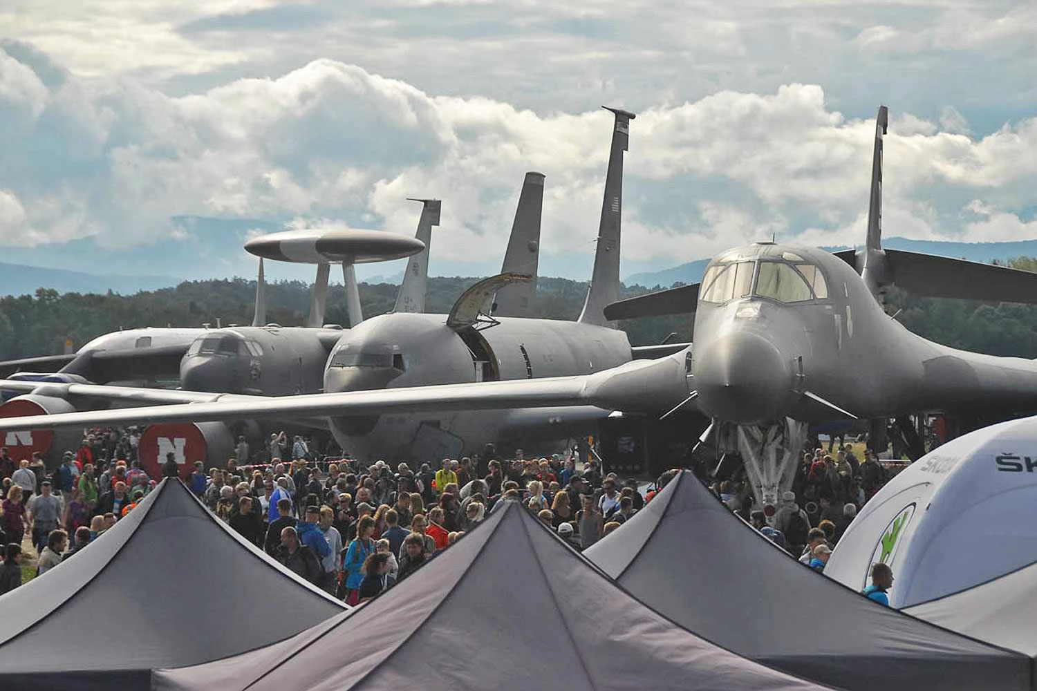 Aeronaves no NATO Days, na República Tcheca