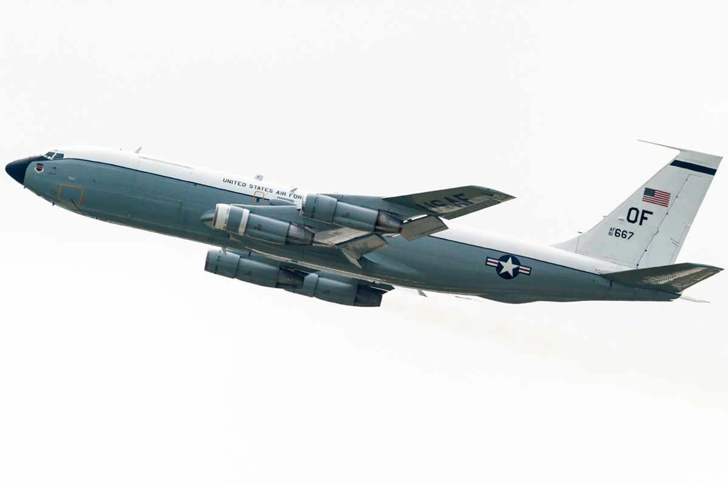 A USAF já operou um total de 14 aeronaves WC-135; frota atual conta com três aparelhos (Ken H/Creative Commons)
