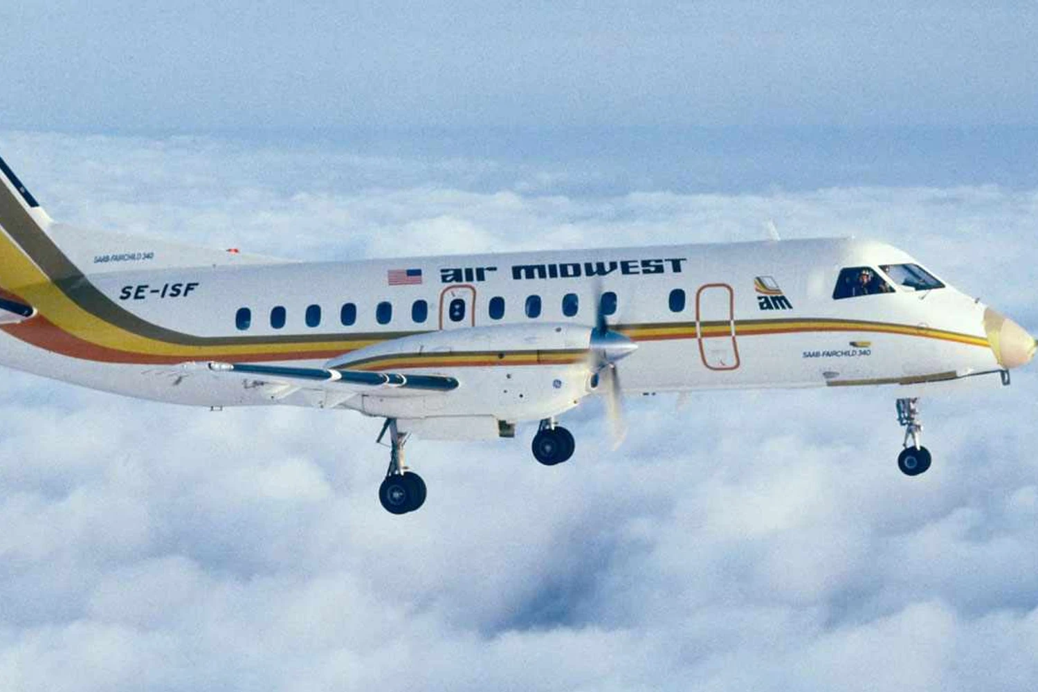 Indigesto rival do Embraer EMB 120 Brasilia, turboélice Saab 340 completa 40 anos