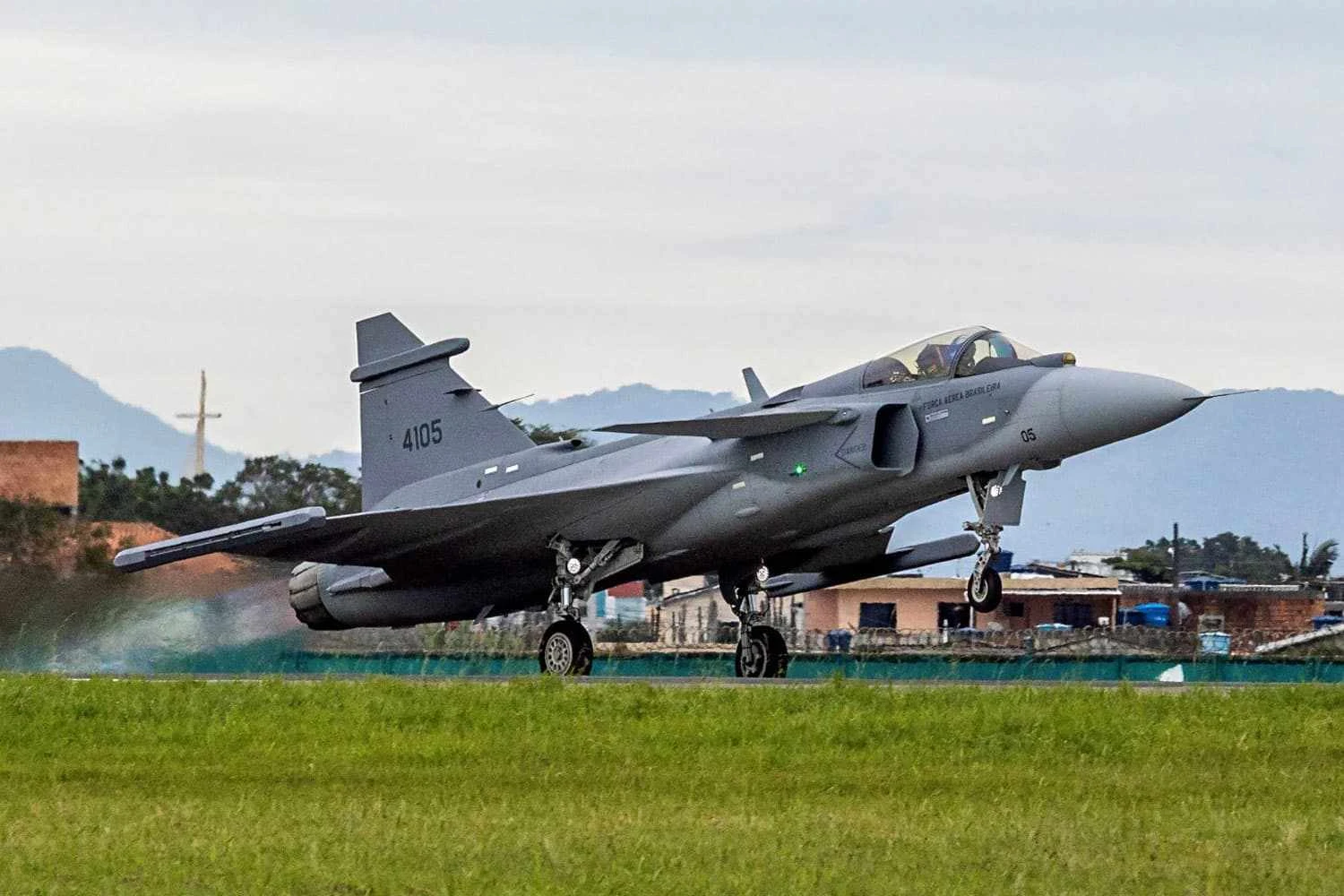 Caça Gripen da FAB