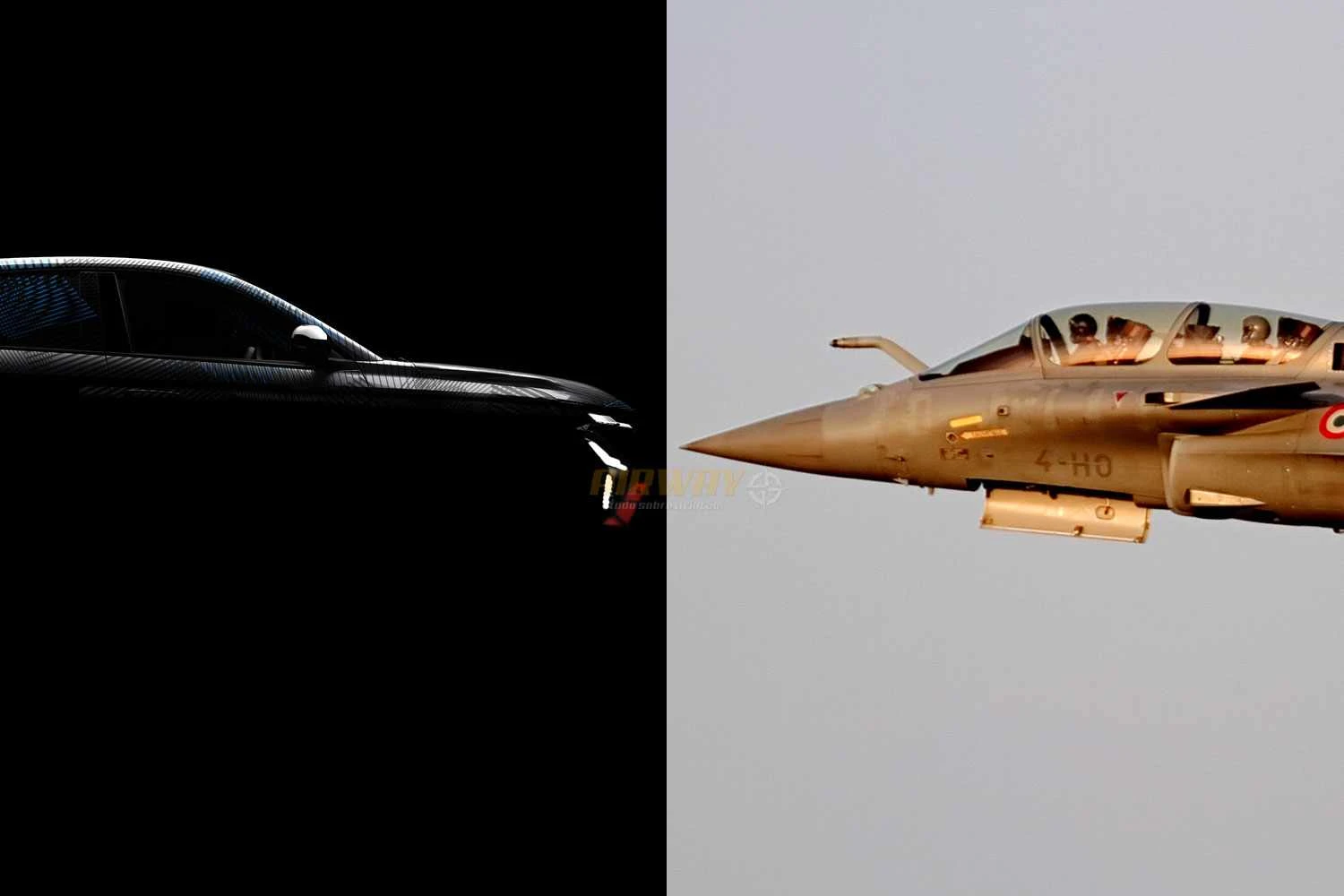 The two Rafales (Renault e Laurent Quérité)