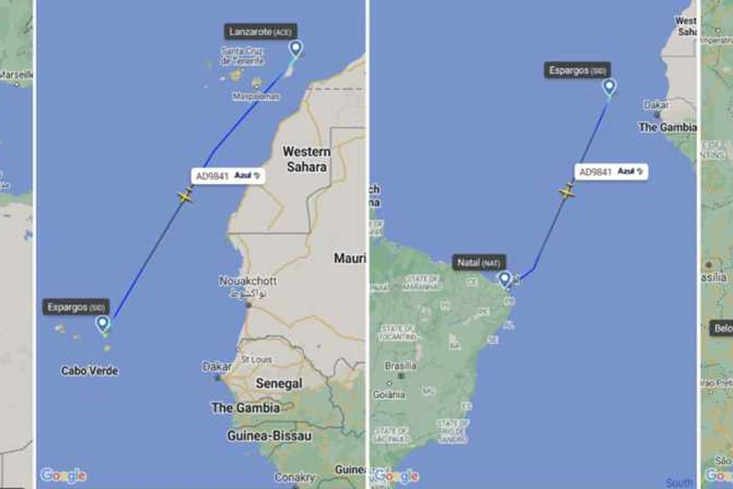 8.408 km em quatro pernas: voo de entrega testou os limites do novo ATR 72 da Azul (FR24)