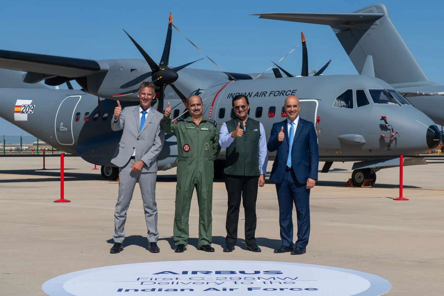 A cerimônia de entrega ocorreu em Sevilha, na Espanha (Airbus)