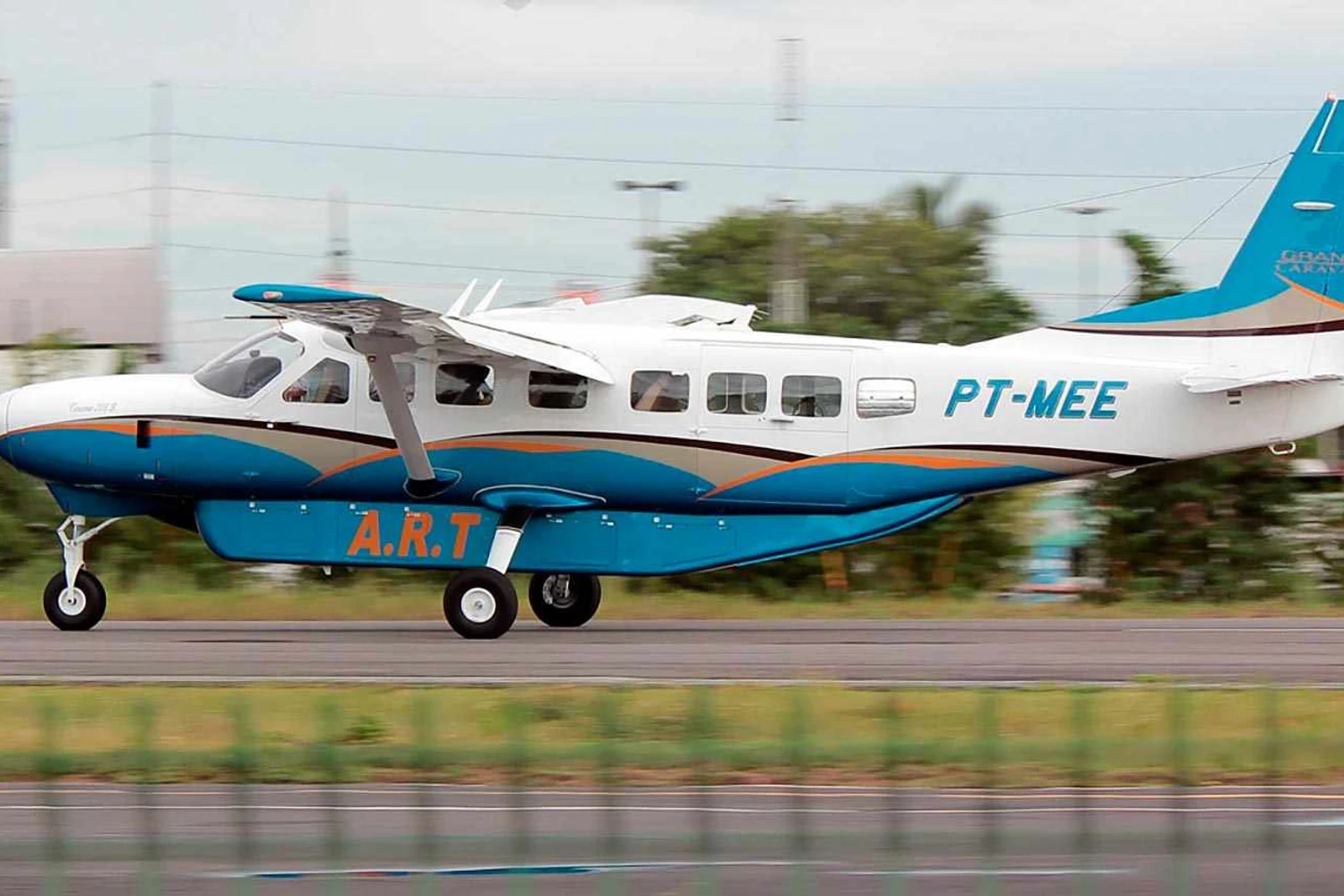 Cessna Caravan de táxi aéreo caiu após decolar de Rio Branco, no Acre
