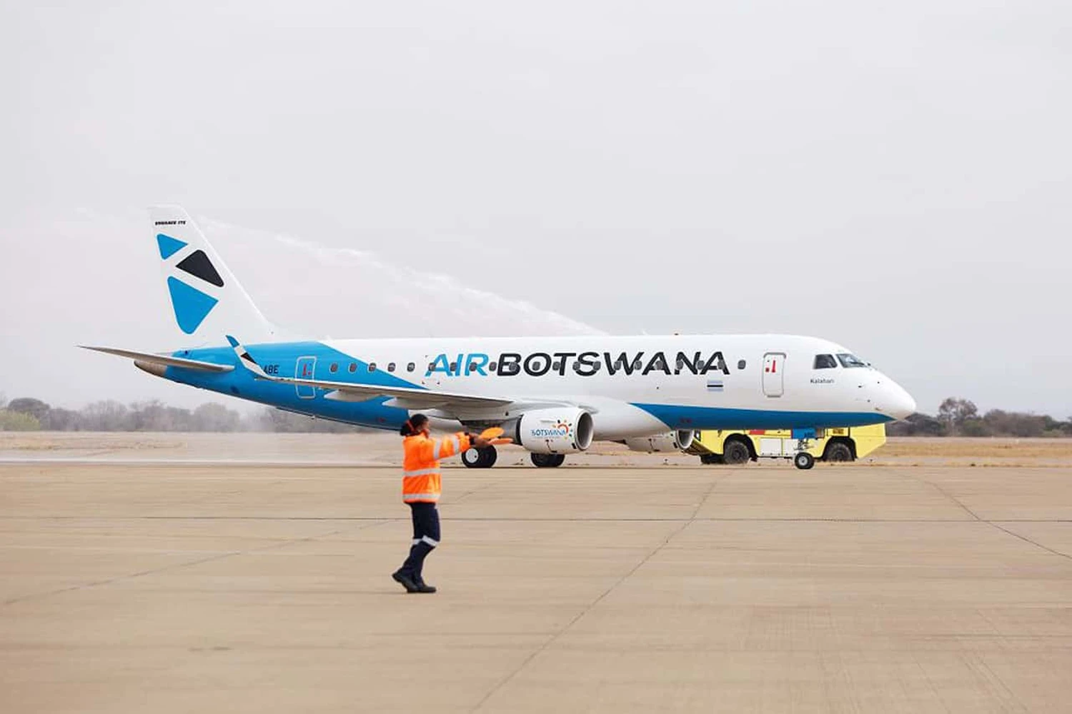 Air Botswana first Embraer E175 (AB)