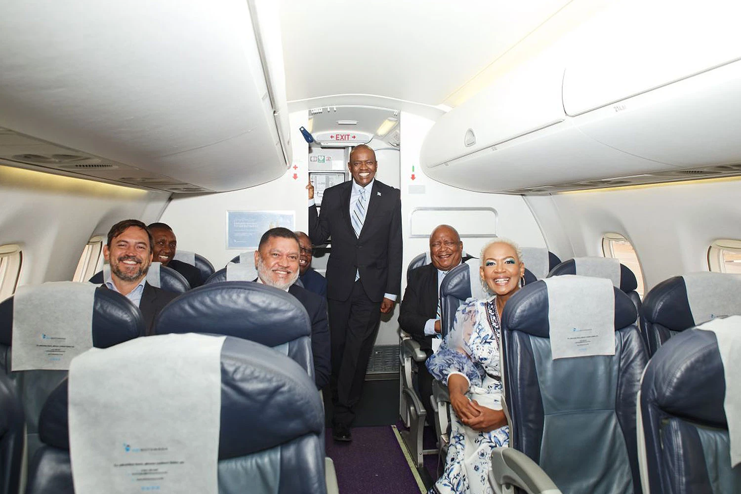 Air Botswana first Embraer E175 (AB)