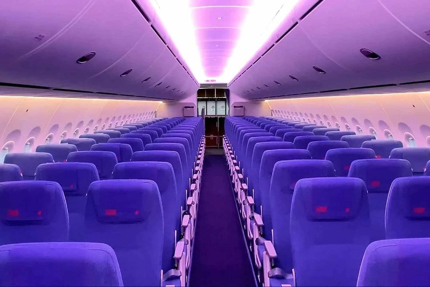 Cabine do C919 da Air China