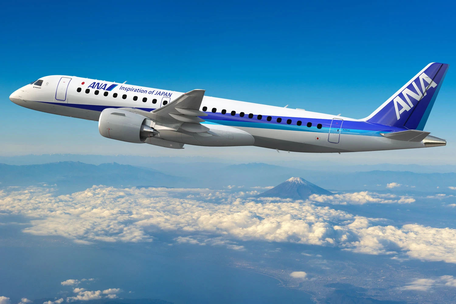 ANA encomenda mais oito jatos regionais Embraer E190-E2