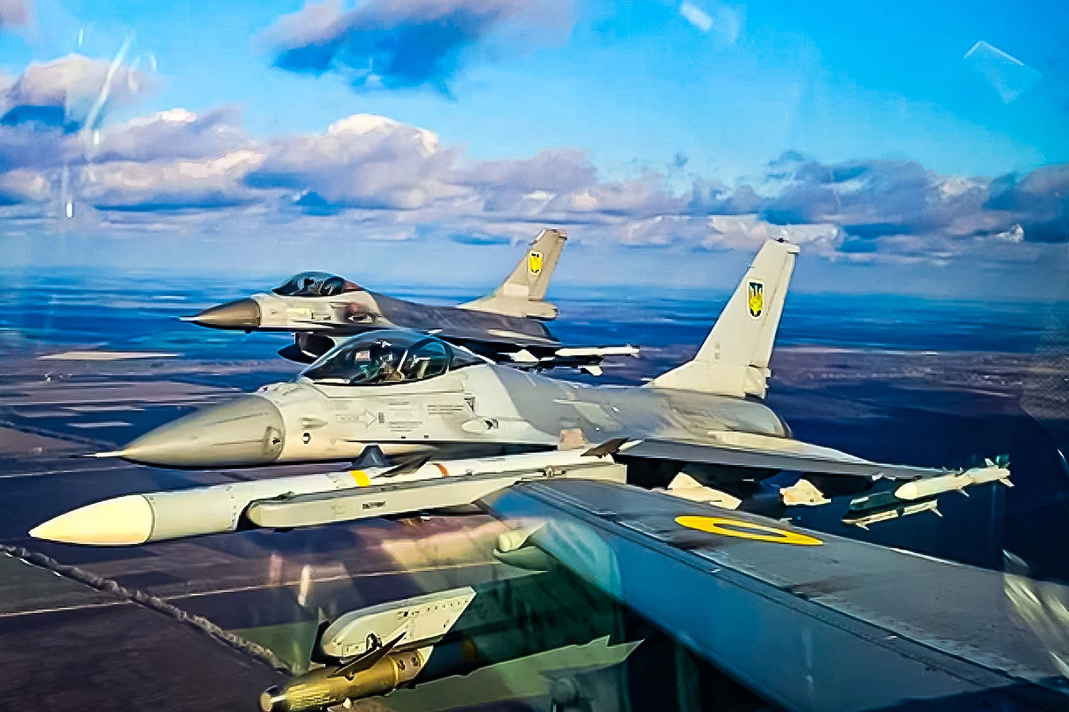 Caças F-16 da Ucrânia (Ukrainian Air Force)