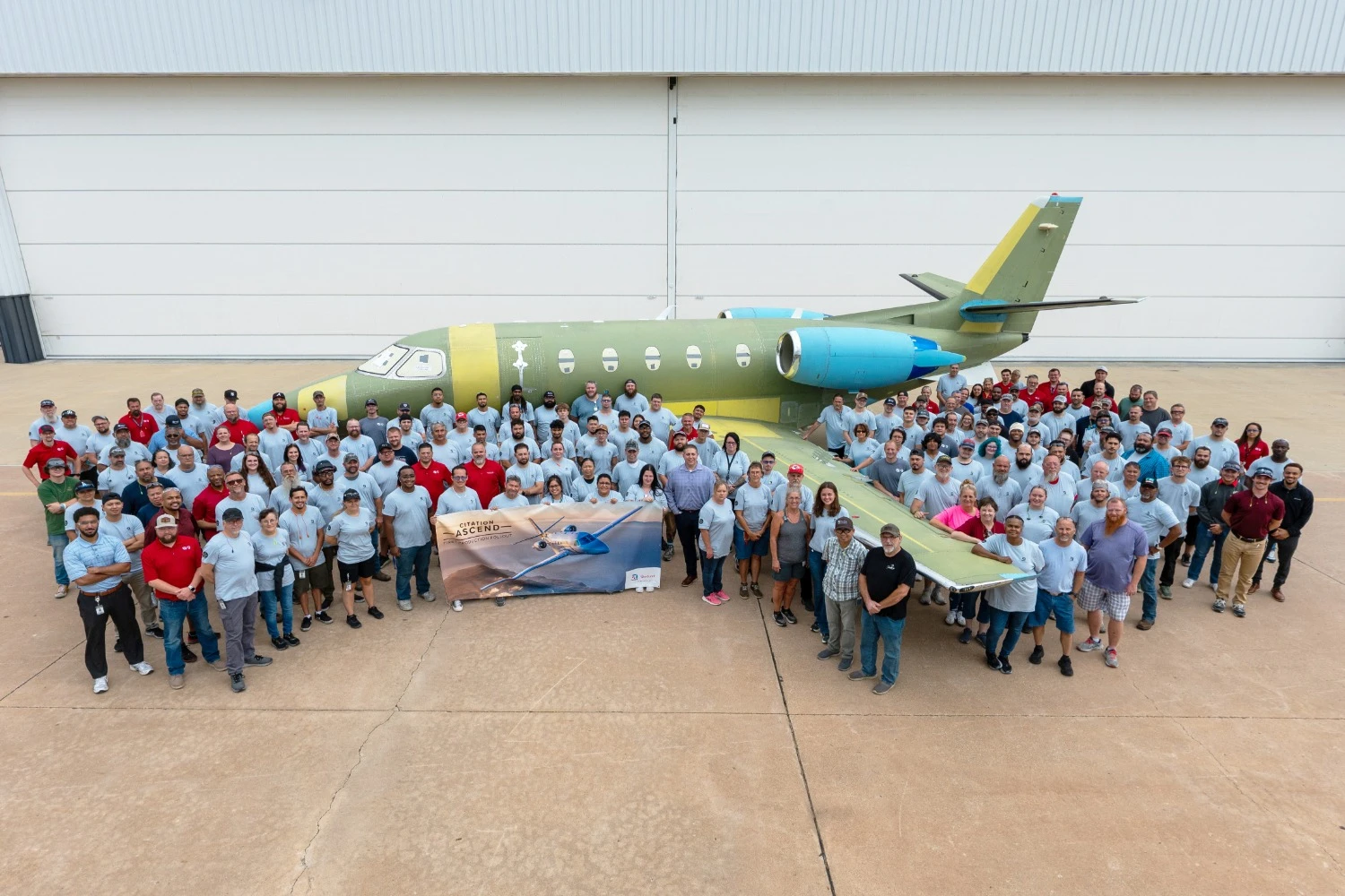 Textron Aviation completa a primeira unidade de produção do Citation Ascend