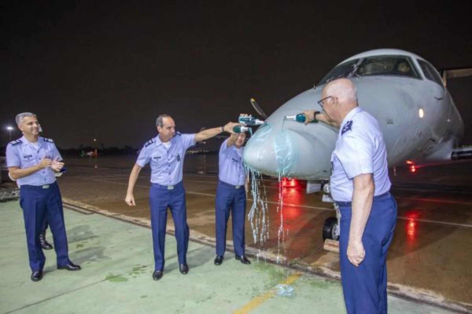 FAB recebe primeira aeronave C-97M Brasília modernizada em Brasília